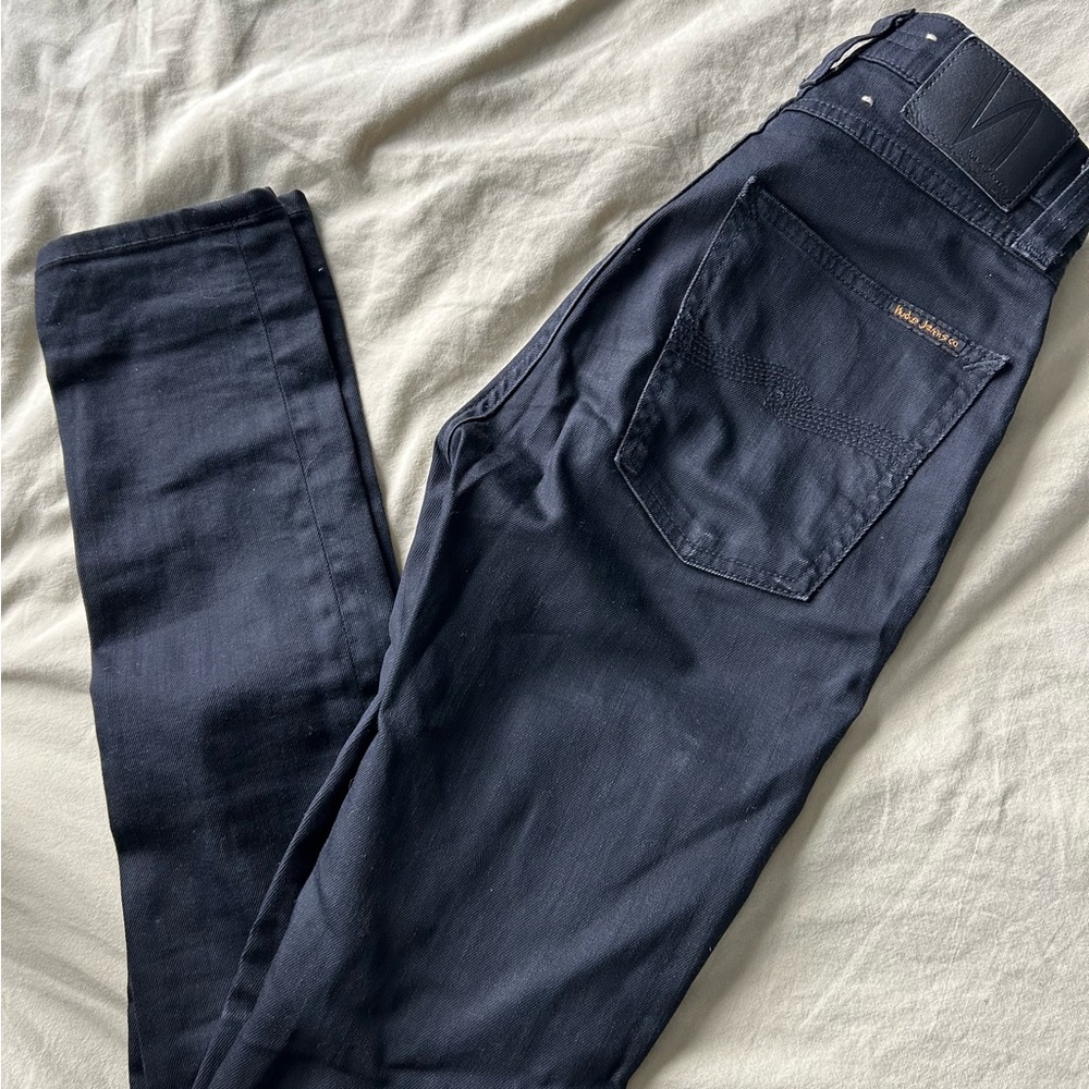 Nudie Black Skinny Jeans